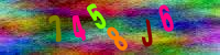 Blue Captcha Image