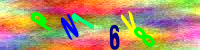 Blue Captcha Image
