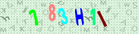 Blue Captcha Image