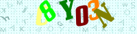 Blue Captcha Image