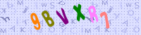 Blue Captcha Image
