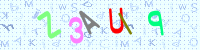 Blue Captcha Image