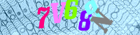 Blue Captcha Image