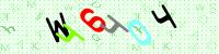 Blue Captcha Image