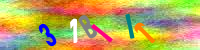 Blue Captcha Image