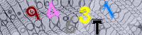 Blue Captcha Image