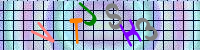 Blue Captcha Image
