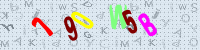 Blue Captcha Image