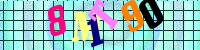 Blue Captcha Image