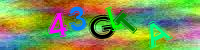 Blue Captcha Image