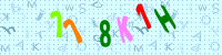 Blue Captcha Image