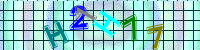 Blue Captcha Image