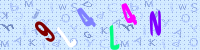 Blue Captcha Image