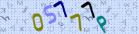 Blue Captcha Image
