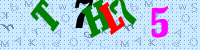 Blue Captcha Image