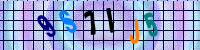 Blue Captcha Image