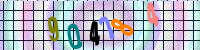 Blue Captcha Image