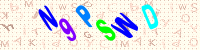 Blue Captcha Image