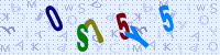 Blue Captcha Image