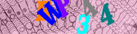 Blue Captcha Image