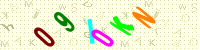 Blue Captcha Image