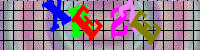 Blue Captcha Image