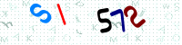 Blue Captcha Image
