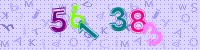 Blue Captcha Image
