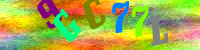 Blue Captcha Image