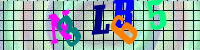 Blue Captcha Image