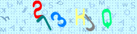 Blue Captcha Image