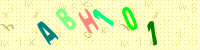 Blue Captcha Image