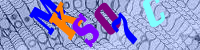 Blue Captcha Image