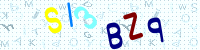 Blue Captcha Image