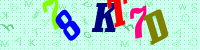 Blue Captcha Image