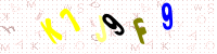 Blue Captcha Image