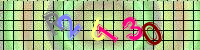 Blue Captcha Image