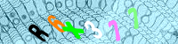 Blue Captcha Image