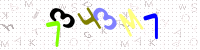 Blue Captcha Image