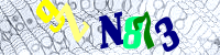 Blue Captcha Image