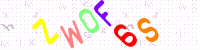 Blue Captcha Image