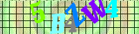 Blue Captcha Image