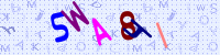 Blue Captcha Image
