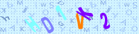 Blue Captcha Image