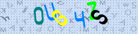 Blue Captcha Image