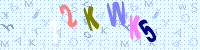 Blue Captcha Image