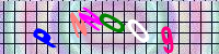 Blue Captcha Image