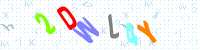 Blue Captcha Image