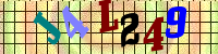 Blue Captcha Image