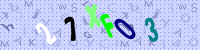 Blue Captcha Image